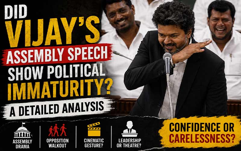 Did Vijay’s Assembly Speech Show Political Immaturity? A Detailed Analysis of Leadership, Political Communication